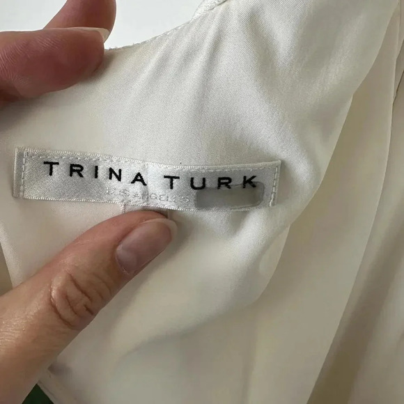 Trina Turk Sol White Shift Sleeveless Mini Dress SIZE 2 & 4 - Picture 6 of 9